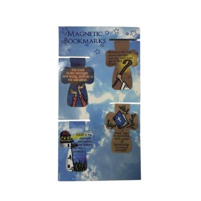 十架軟磁聖經金句經文書籤- 英文 Cross shape Bible verses MAGNETIC BOOKMARS  - 9